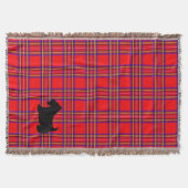 Scotty Dog Plaid Scottish Terrier Deken Cadeau (Voorkant)