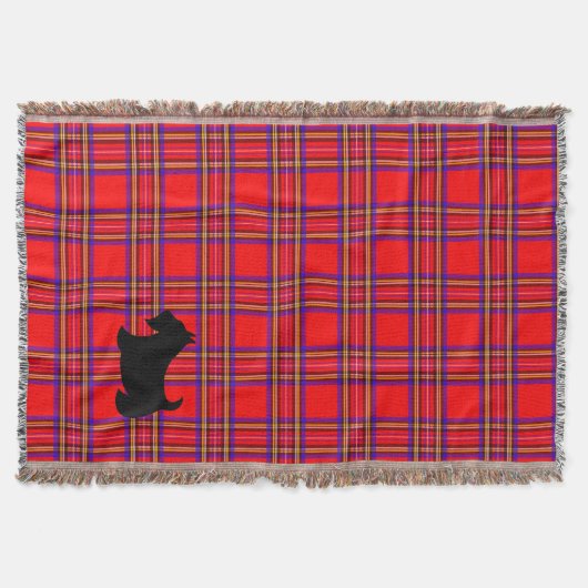 Scotty Dog Pset Scottish Terrier Blanket Gift Deken (Voorkant)