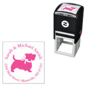 Scotty Dog Schotse Terriër Zelfinktende Stempel (In situ)