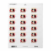 Scotty Dog Scottish Terrier cadeau label (Full Sheet)