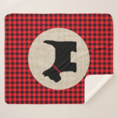 Scotty Dog Sherpa Blanket Deken (Voorkant (horizontaal))