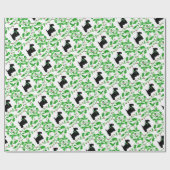 Scotty en Holly Cadeaupapier (Vlak)