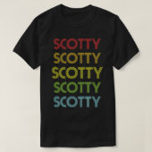Scotty Name  T-shirt (Design voorkant)