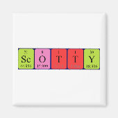 Scotty periodieke table name magnet (Voorkant)