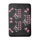 Scotty Terrier Dogs Cute Funny Terriers Briet Than Badmat (Voorkant Verticaal)