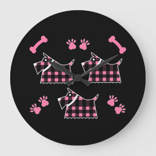 Scotty Terrier Dogs Cute Funny Terriers Briet Than Grote Klok