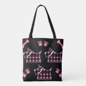 Scotty Terrier Dogs Cute Funny Terriers Briet Than Tote Bag (Achterkant)