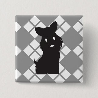 Scotty Valentijn Rebel Scotty Vierkante Button 5,1 Cm