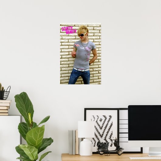 Scotty Vanity Flower Poster (Thuiskantoor)