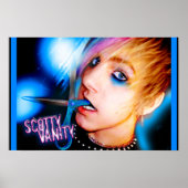 Scotty Vanity Scissors Poster (Voorkant)