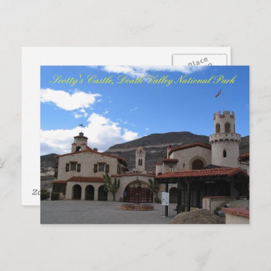 Scottys Castle Front, DVNP Briefkaart (Voorkant / Achterkant)