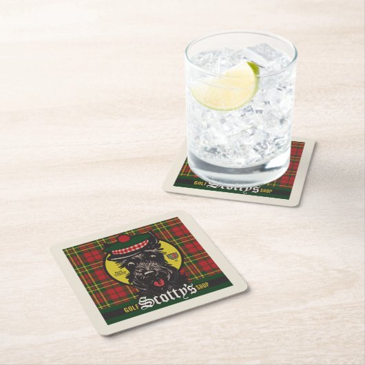 Scotty's Golf Shop Kartonnen Onderzetters (Insitu)