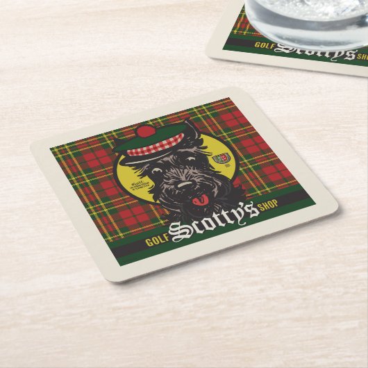 Scotty's Golf Shop Kartonnen Onderzetters (Schuin)