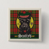 Scotty's Golf Shop Vierkante Button 5,1 Cm (Voorkant)