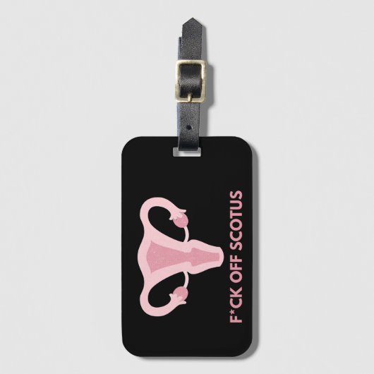 SCOTUS Abortus Ban Protest Bagagelabel (Voorkant (verticaal))