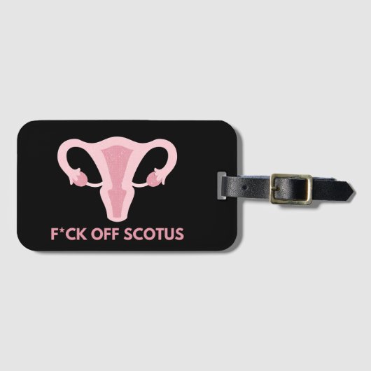 SCOTUS Abortus Ban Protest Bagagelabel (Voorkant (horizontaal))