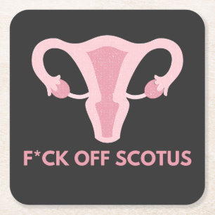 SCOTUS Abortus Ban Protest Kartonnen Onderzetters