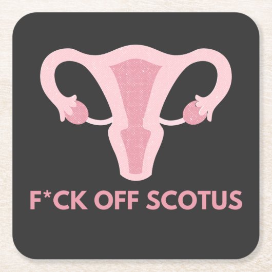 SCOTUS Abortus Ban Protest Kartonnen Onderzetters (Voorkant)