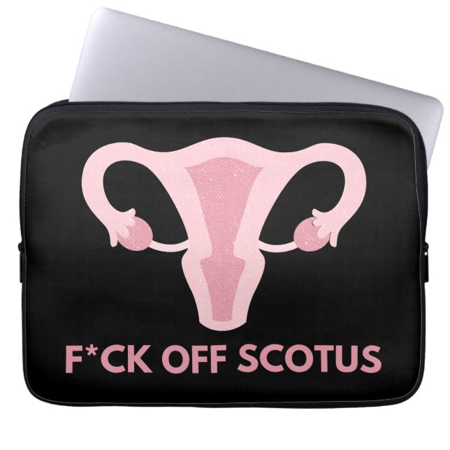 SCOTUS Abortus Ban Protest Laptop Sleeve (Voorkant)