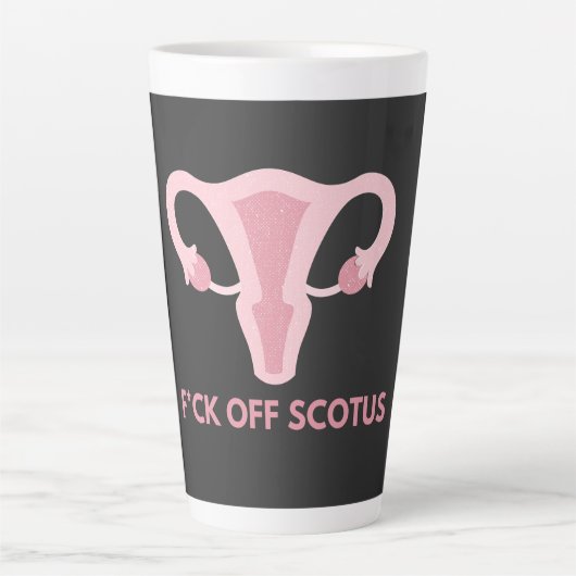 SCOTUS Abortus Ban Protest Latte Mok (Voorkant)