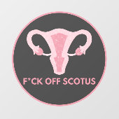 SCOTUS Abortus Ban Protest Raamsticker (Vel)