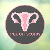 SCOTUS Abortus Ban Protest Raamsticker (Vel 3)
