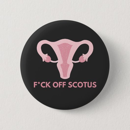 SCOTUS Abortus Ban Protest Ronde Button 5,7 Cm (Voorkant)