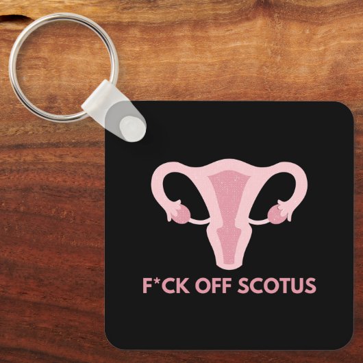 SCOTUS Abortus Ban Protest Sleutelhanger (Voorkant)