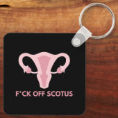 SCOTUS Abortus Ban Protest Sleutelhanger (Achterkant)