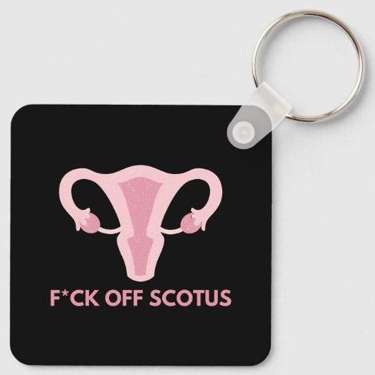 SCOTUS Abortus Ban Protest Sleutelhanger (Achterkant)