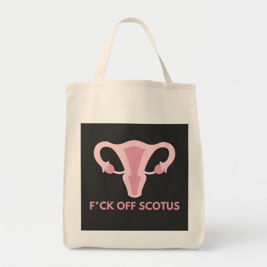SCOTUS Abortus Ban Protest Tote Bag (Voorkant)