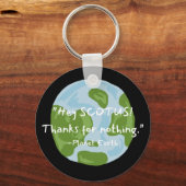 SCOTUS-Bedankt voor niets Sleutelhanger (Voorkant)