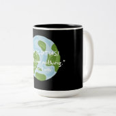 SCOTUS-Bedankt voor niets Tweekleurige Koffiemok (Voorkant rechts)