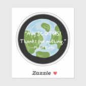 SCOTUS-Bedankt voor niets wijzen het decimaal aan Sticker (Vel)