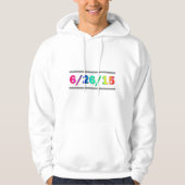 SCOTUS-datum Hoodie (Voorkant)