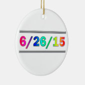 SCOTUS-datum Keramisch Ornament (Rechts)