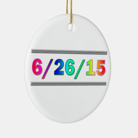 SCOTUS-datum Keramisch Ornament (Rechts)