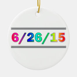 SCOTUS-datum Keramisch Ornament