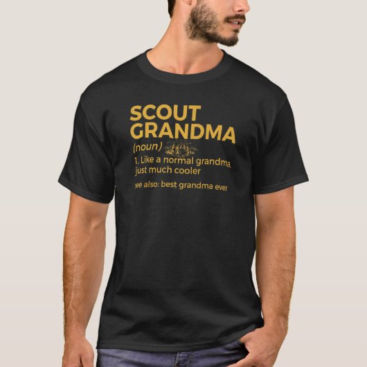 Scoupe Grandma Definition Best Grandma Ev T-shirt (Voorkant)