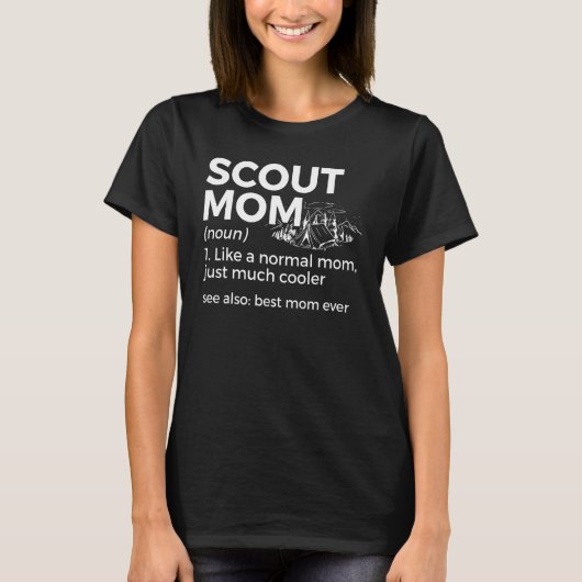 Scoupe Mam Definitie Beste Mam ooit T-shirt (Voorkant)