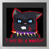 Scourge voelt als een monster! poster (Voorkant)