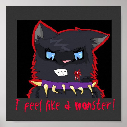 Scourge voelt als een monster! poster (Voorkant)