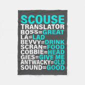 Scouse Accent Translator Funny Liverol  Fleece Deken (Voorkant)
