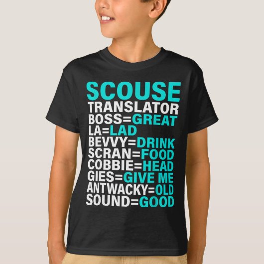 Scouse Accent Translator Funny Liverol  T-shirt (Voorkant)
