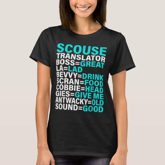 Scouse Accent Translator Funny Liverol T-shirt (Voorkant)