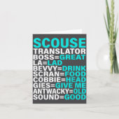 Scouse Accent Vertaler Funny Liverol  Kaart (Voorkant)
