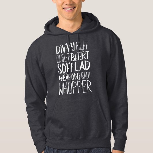 Scouse Insults Liverpool Dialect Hoodie (Voorkant)