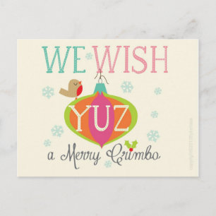 Scouse kerstkaart feestdagenkaart