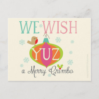 Scouse kerstkaart feestdagenkaart