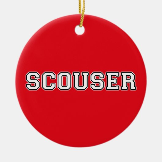 Scouser Keramisch Ornament (Voorkant)